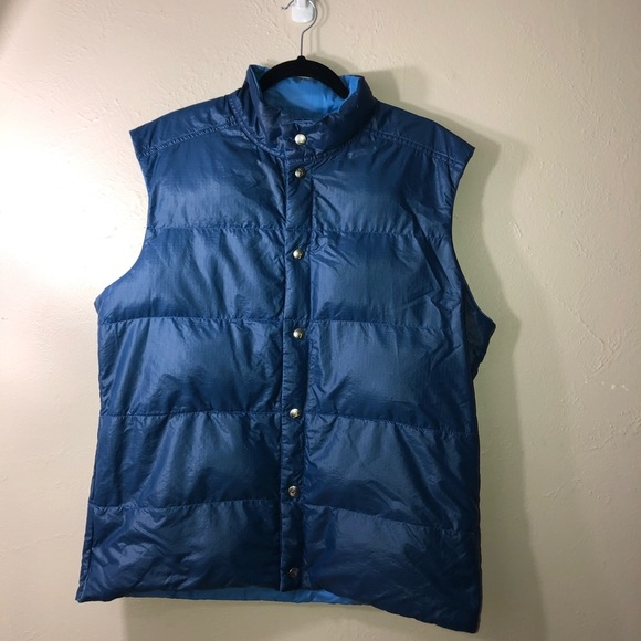 Vintage GERRY Quilted Down Reversible Vest Sz L - Picture 7 of 11